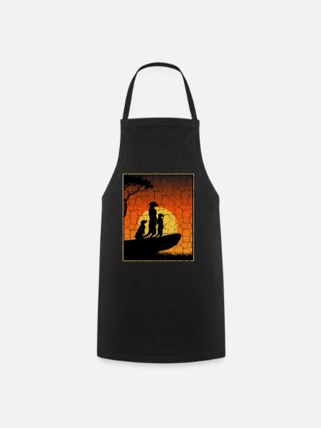 suricates - Tablier de cuisine - noir