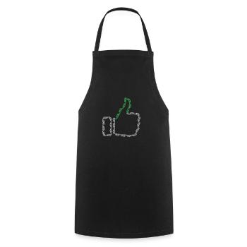 Grüner Daumen Gärtner Saat Geschenk - Kochschürze - Schwarz - Vorne - AI Model Male 185 dark (185cm)