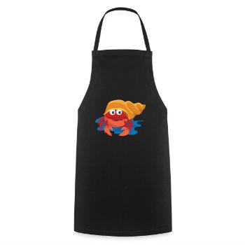 Mer de cadeau idée mignonne cancer du crabe drôle cool - Tablier de cuisine - noir - Devant - AI Model Male 185 dark (185cm)
