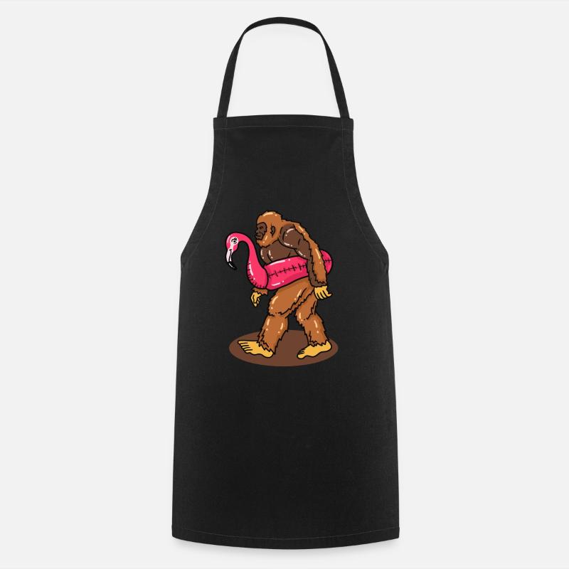 Bigfoot-Surfen - Kochschürze - Schwarz