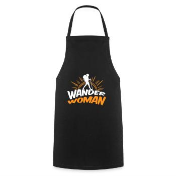 Randonner Woman World Travel / Trekking, Randonnée - Tablier de cuisine - noir - Devant - AI Model Male 185 dark (185cm)