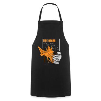 organ - Cooking Apron - black - Front - AI Model Male 185 dark (185cm)
