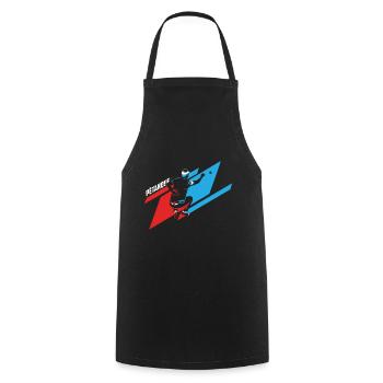 pétanque - Cooking Apron - black - Front - AI Model Male 185 dark (185cm)