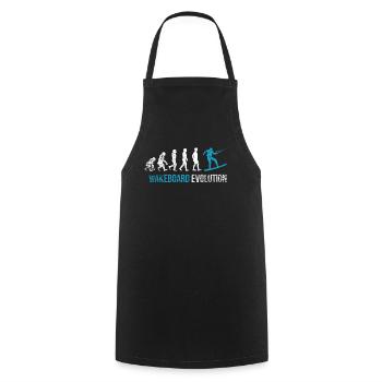 Evolution wakeboarder - Cooking Apron - black - Front - AI Model Male 185 dark (185cm)