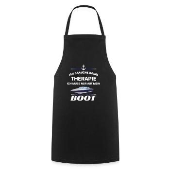 Traitement et bateau bateau bateau à moteur bateau de plaisance port - Tablier de cuisine - noir - Devant - AI Model Male 185 dark (185cm)