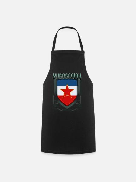 Yougoslavie - Tablier de cuisine - noir