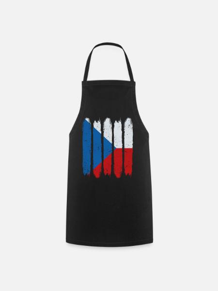 Czech Republic - Cooking Apron - black