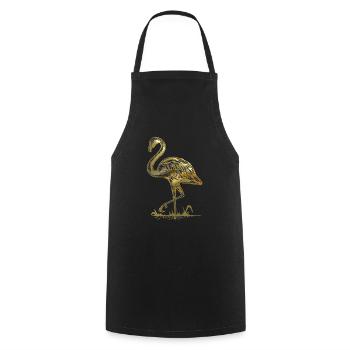 Flamingo - Tablier de cuisine - noir - Devant - AI Model Male 185 dark (185cm)
