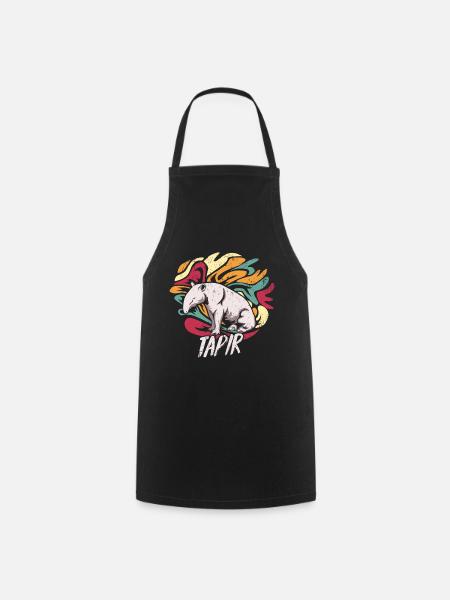 Tapirs gift - Cooking Apron - black