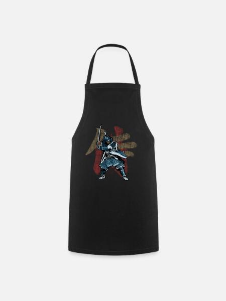 Samurai - Kochschürze - Schwarz