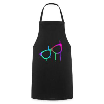 Spectacles - Cooking Apron - black - Front - AI Model Male 185 dark (185cm)