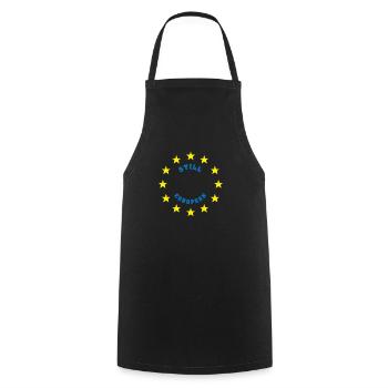EU Europe Still European Gift Idea Brexit - Cooking Apron - black - Front - AI Model Male 185 dark (185cm)