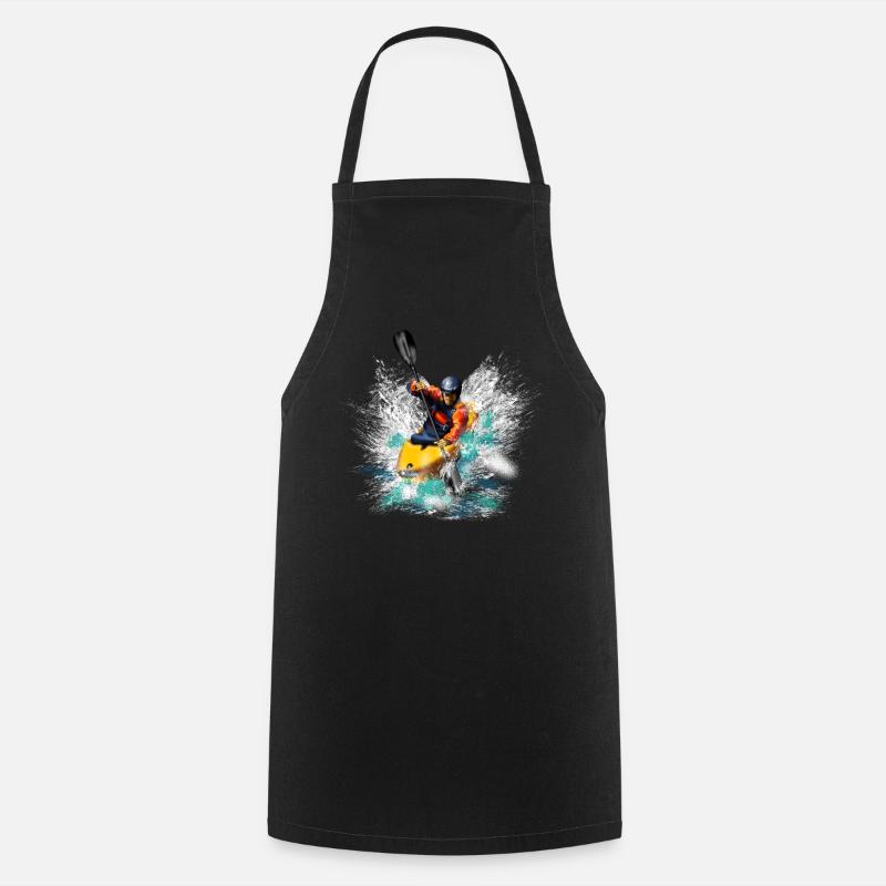 kayak - Tablier de cuisine - noir