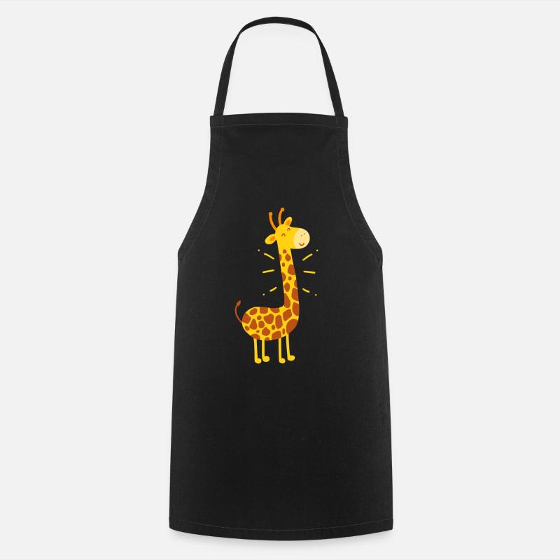 Girafes Girafes Girafes - Tablier de cuisine - noir