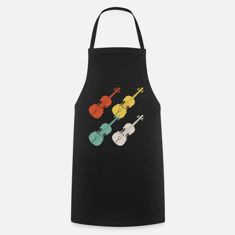 Violon violon violon - Tablier de cuisine - noir