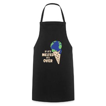 Protection de l’environnement Protection du climat Monde Changement climatique Cadeau - Tablier de cuisine - noir - Devant - AI Model Male 185 dark (185cm)