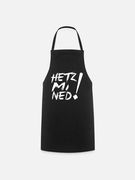 HETZ MI NED! - Kochschürze - Schwarz