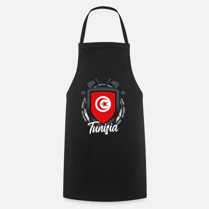 Tunisie - Tablier de cuisine - noir
