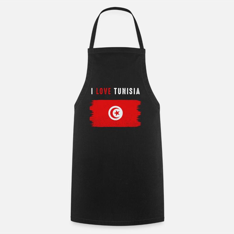 Tunisie - Tablier de cuisine - noir