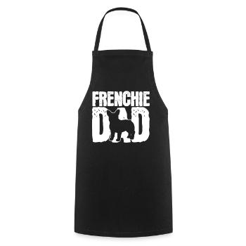 French bulldog - Cooking Apron - black - Front - AI Model Male 185 dark (185cm)