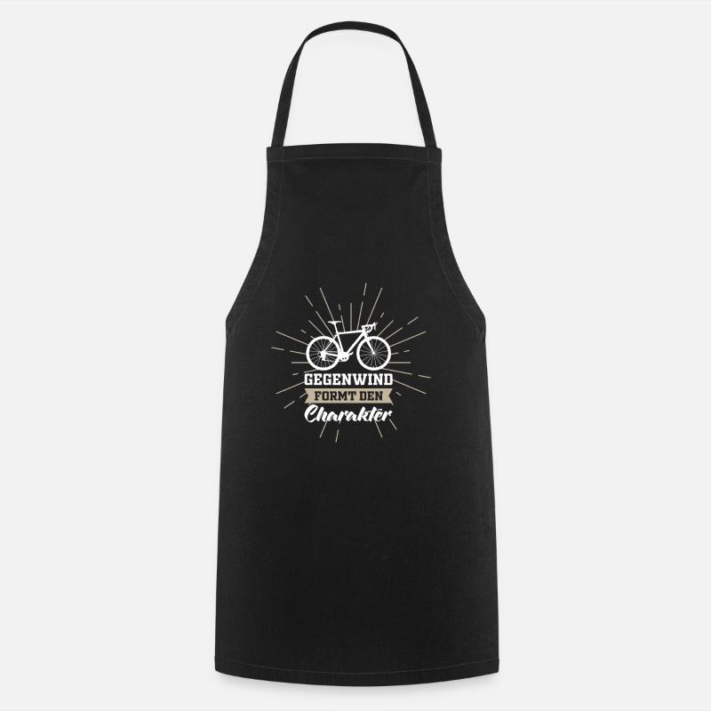 Idée cadeau vélo de route - Tablier de cuisine - noir