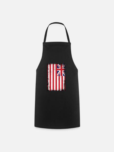 British East India Company Flag Vintage - Cooking Apron - black