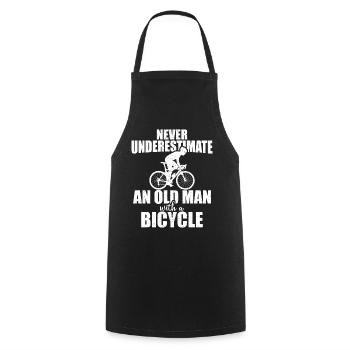 Bicycle Bicycle Road Bike - Cooking Apron - black - Front - AI Model Male 185 dark (185cm)