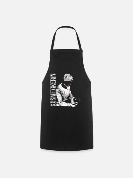 Kosmetikerin Geschenk - Kochschürze - Schwarz