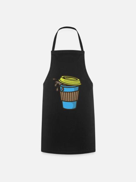 Coffee to go Mug - Cooking Apron - black