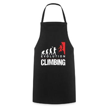 Climbing Evolution Klettern Boulderer - Kochschürze - Schwarz - Vorne - AI Model Male 185 dark (185cm)