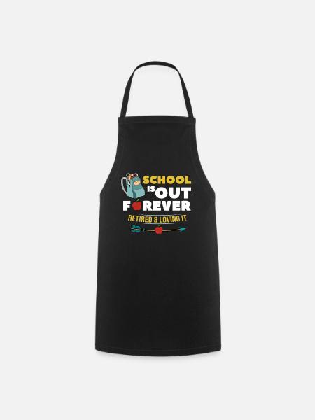School Is Out Forever - Kochschürze - Schwarz