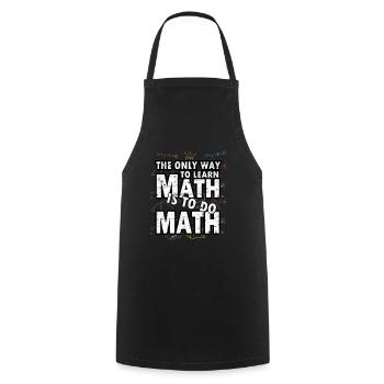 Mathematik Mathe Mathematiker Experiment geschenk - Kochschürze - Schwarz - Vorne - AI Model Male 185 dark (185cm)