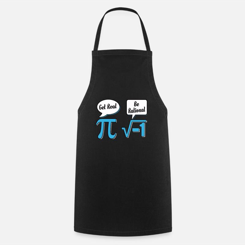 Math math mathematician experiment gift - Cooking Apron - black