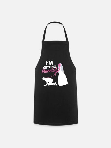 Bachelor Party meilleur cadeau de mariée homme - Tablier de cuisine - noir