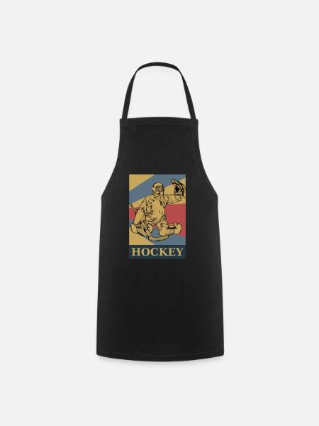 Eishockey - Kochschürze - Schwarz