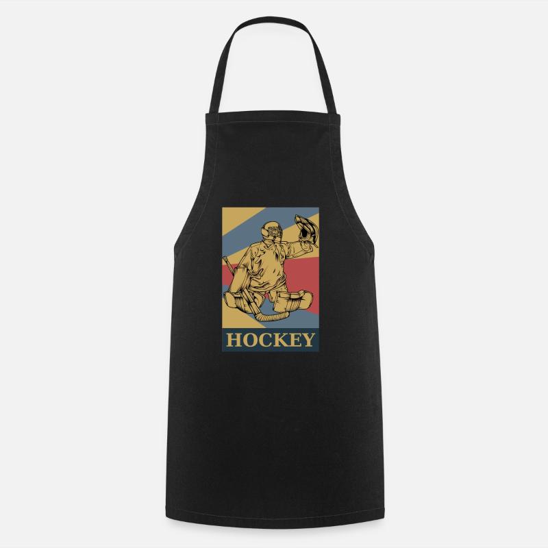 Eishockey - Kochschürze - Schwarz