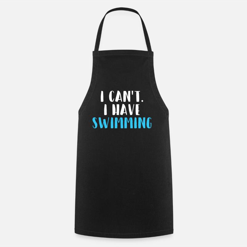 la formation de natation - Tablier de cuisine - noir