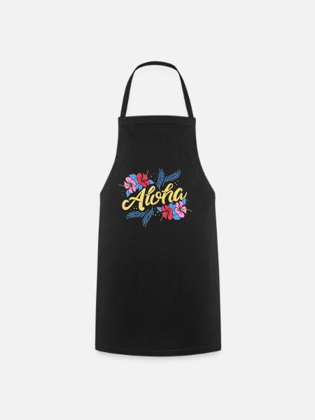 Aloha - Kochschürze - Schwarz