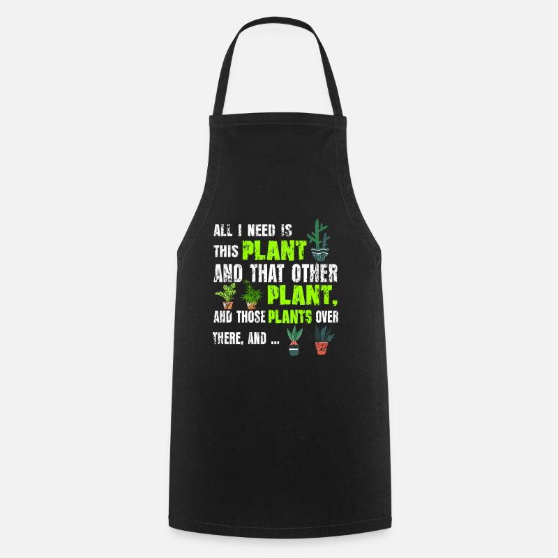 Plant lovers - Cooking Apron - black