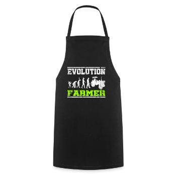 Bauer Traktor Evolution - Kochschürze - Schwarz - Vorne - AI Model Male 185 dark (185cm)