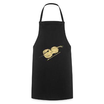 Cello - Cooking Apron - black - Front - AI Model Male 185 dark (185cm)