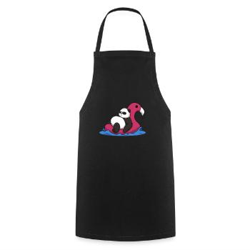 Panda Floater Chiller Chill Out - Tablier de cuisine - noir - Devant - AI Model Male 185 dark (185cm)