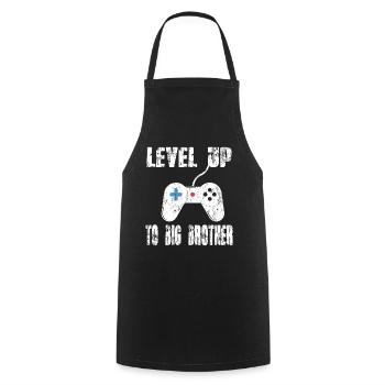 Bruder Level Up - Kochschürze - Schwarz - Vorne - AI Model Male 185 dark (185cm)