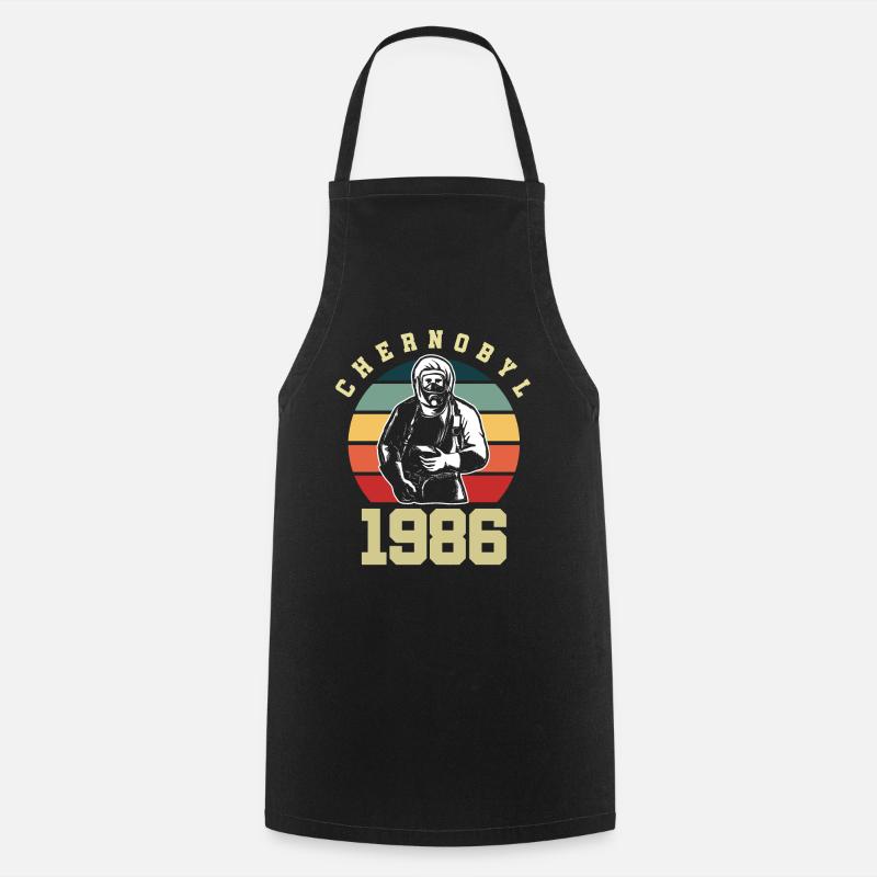 Protection de l'environnement de la centrale nucléaire de Tchernobyl - Tablier de cuisine - noir