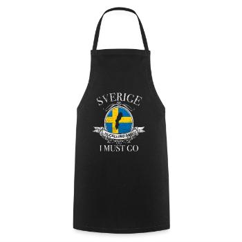 Sverige - Tablier de cuisine - noir - Devant - AI Model Male 185 dark (185cm)