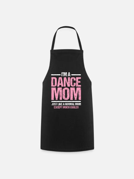Tanz Mama Tanzen Mutter Disco Geschenk - Kochschürze - Schwarz