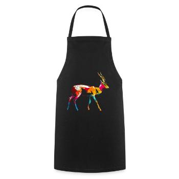 Gazelle - Tablier de cuisine - noir - Devant - AI Model Male 185 dark (185cm)