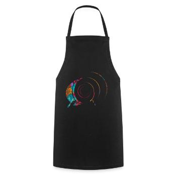 Drum n Bass Gift - Cooking Apron - black - Front - AI Model Male 185 dark (185cm)