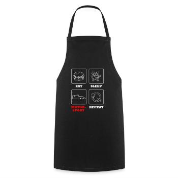 Tuning Car Tuner Turbo Drifting Rims PS Gift - Cooking Apron - black - Front - AI Model Male 185 dark (185cm)