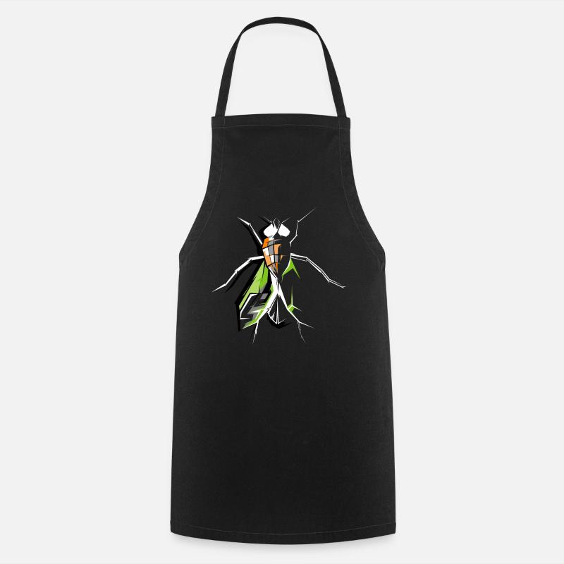 Fly Insects Fly Fly Symbol Vector - Cooking Apron - black